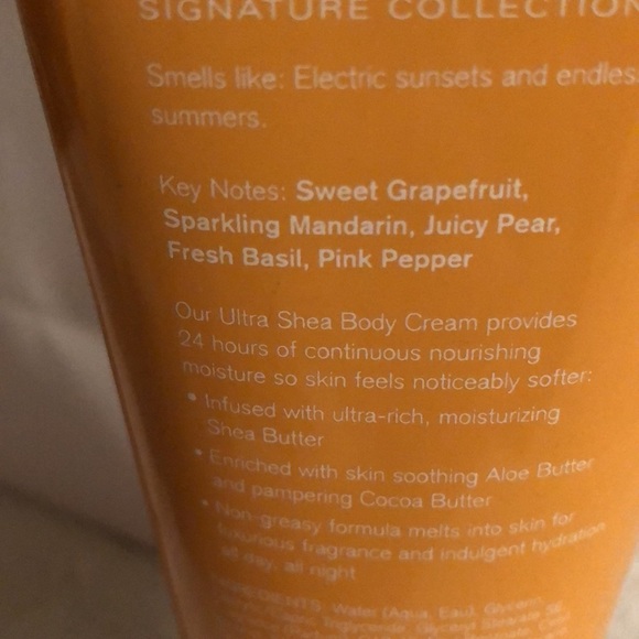 Bath & Body Works Grapefruit Splash Ultra Shea Body Cream. 8 oz. New never used - Picture 3 of 3